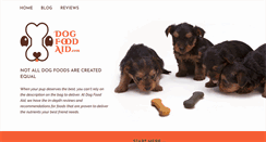 Desktop Screenshot of dogfoodaid.com